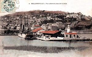 PHILIPPEVILLE - VUE GENERALE - VUE PRISE DE LA JETEE - 1905